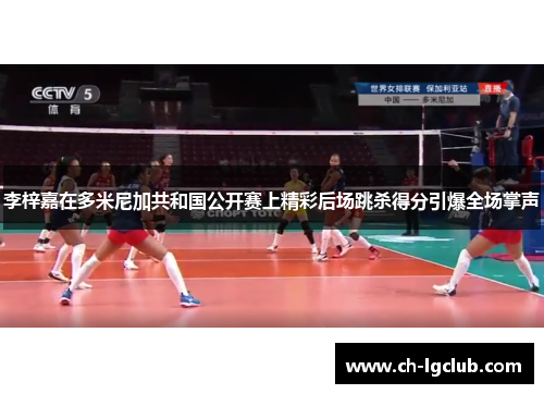 李梓嘉在多米尼加共和国公开赛上精彩后场跳杀得分引爆全场掌声
